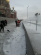  Специалисты МУП "Город" непрерывно продолжают уборку снега