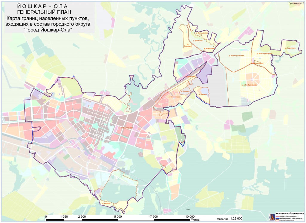 Карта города йошкар ола